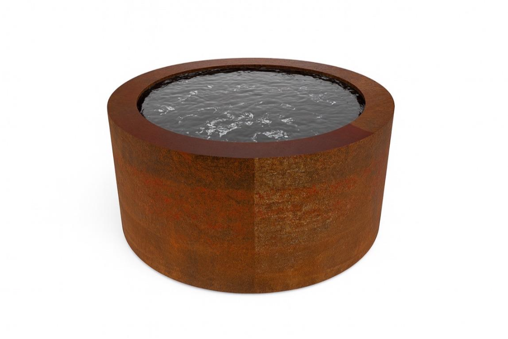 Corten Steel Round Ponds | Made in Britain | 4 sizes