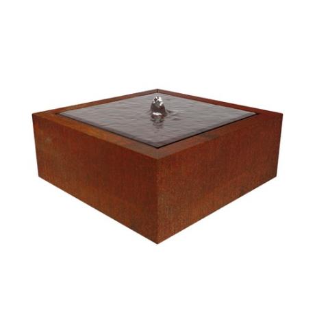 Corten Steel Square Water Table | Made in Britain | 5 sizes