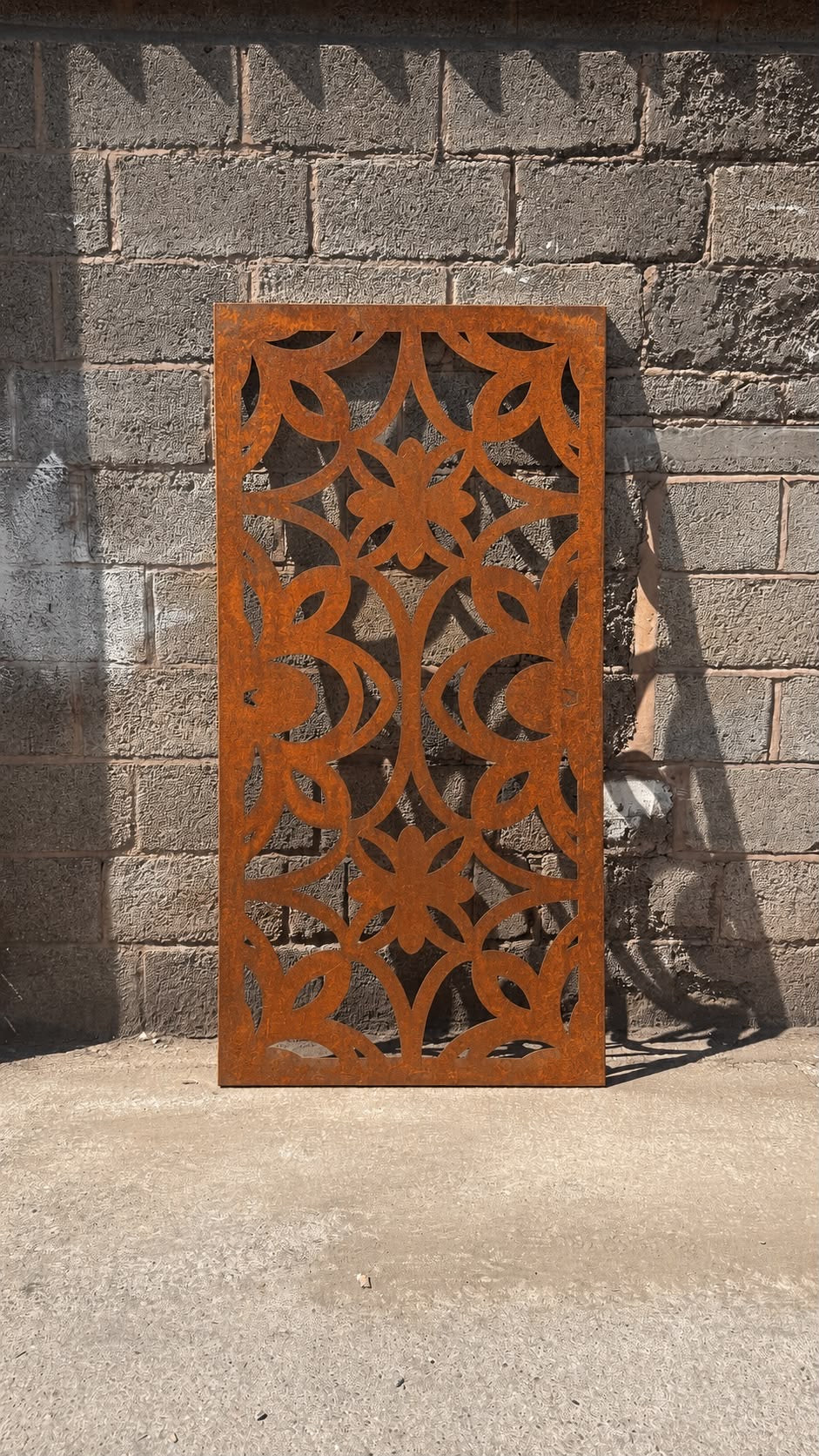 Decorative Steel Garden Screen