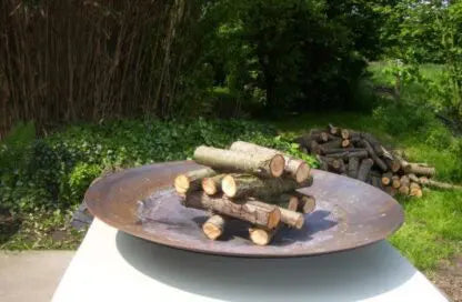 Corten Steel Curved Fire Pit | Made in Britain | 6 sizes