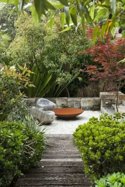Corten Steel Curved Fire Pit | Made in Britain | 6 sizes